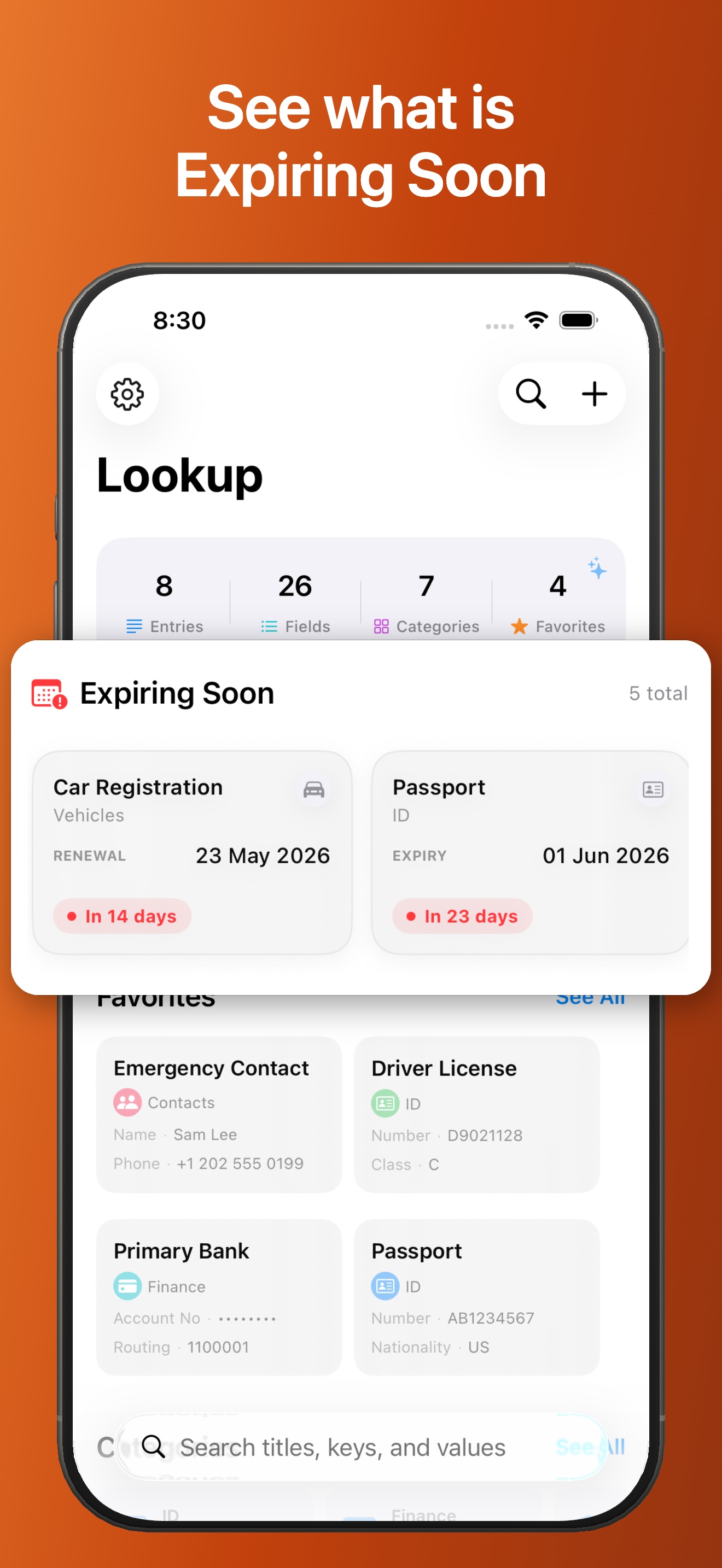 Lookup screenshot 3
